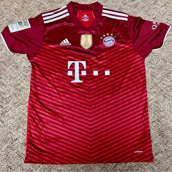 Shirts 22021 Robert Lewandowski Bayern Munich Jersey Size Xl Poshmark
